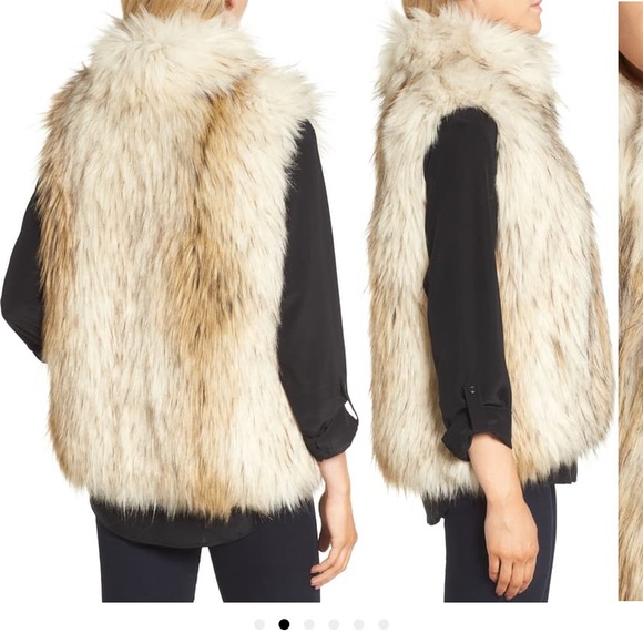 Bb Dakota faux fur vest - Picture 2 of 3